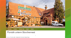 Desktop Screenshot of floristik-storchennest.de