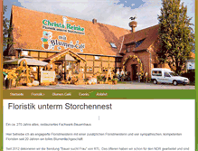Tablet Screenshot of floristik-storchennest.de